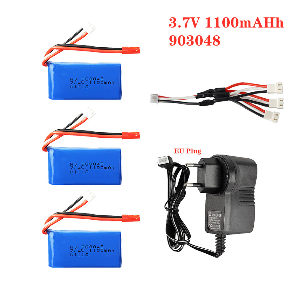 1-5pcs 7.4V 1100mah 903048 LiP - Drone Charger recensione e prezzo