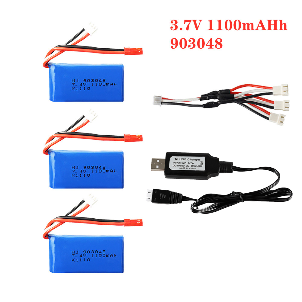 1-5pcs 7.4V 1100mah 903048 LiP - Drone Charger recensione e prezzo