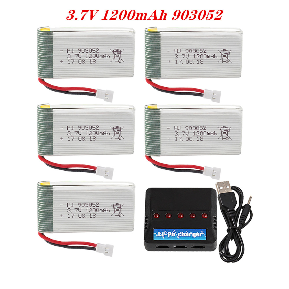 3.7V 1200mah 903052 Lipo Batte - Drone Charger recensione e prezzo