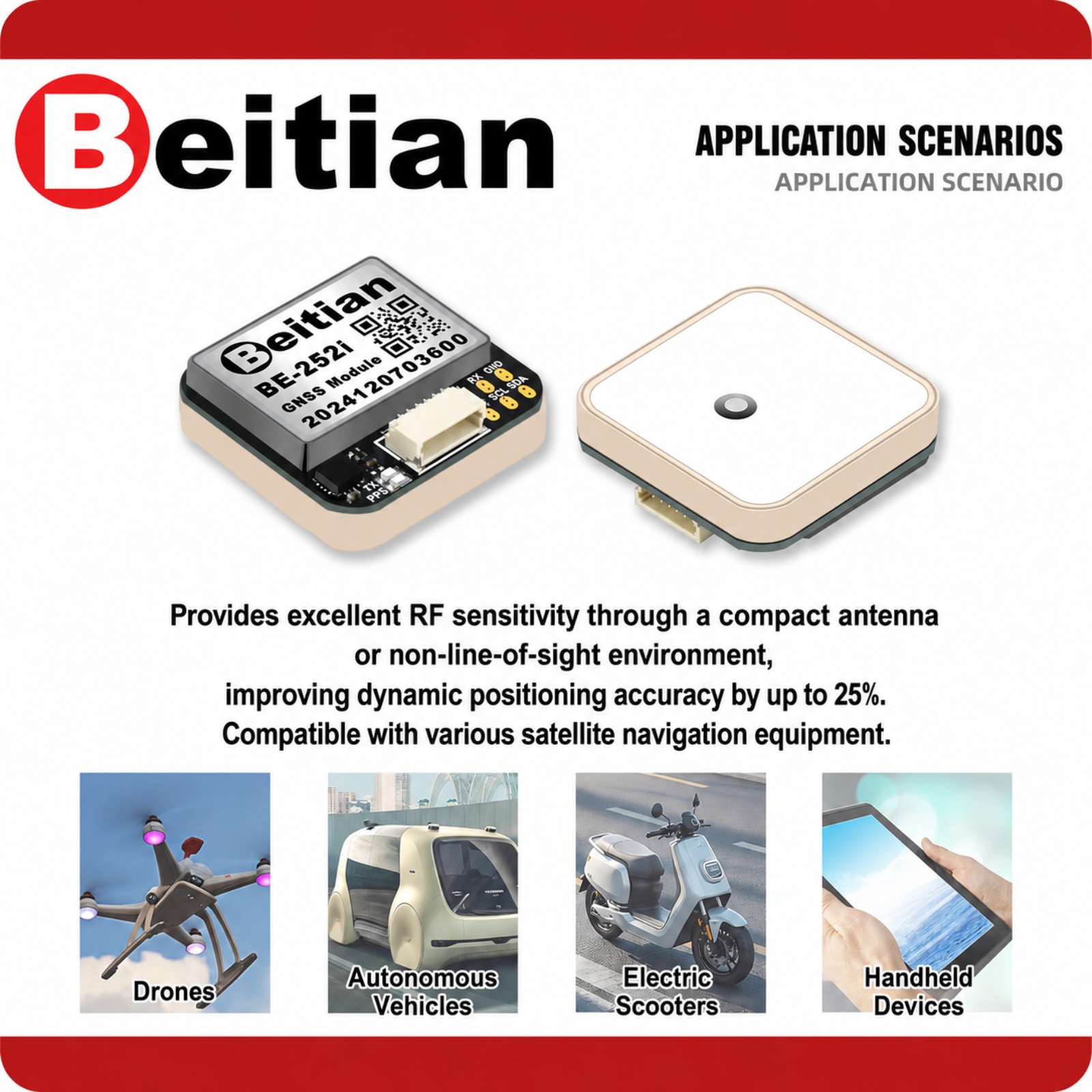 Beitian M10 Triple Mode GNSS C - Drone Compass recensione e prezzo