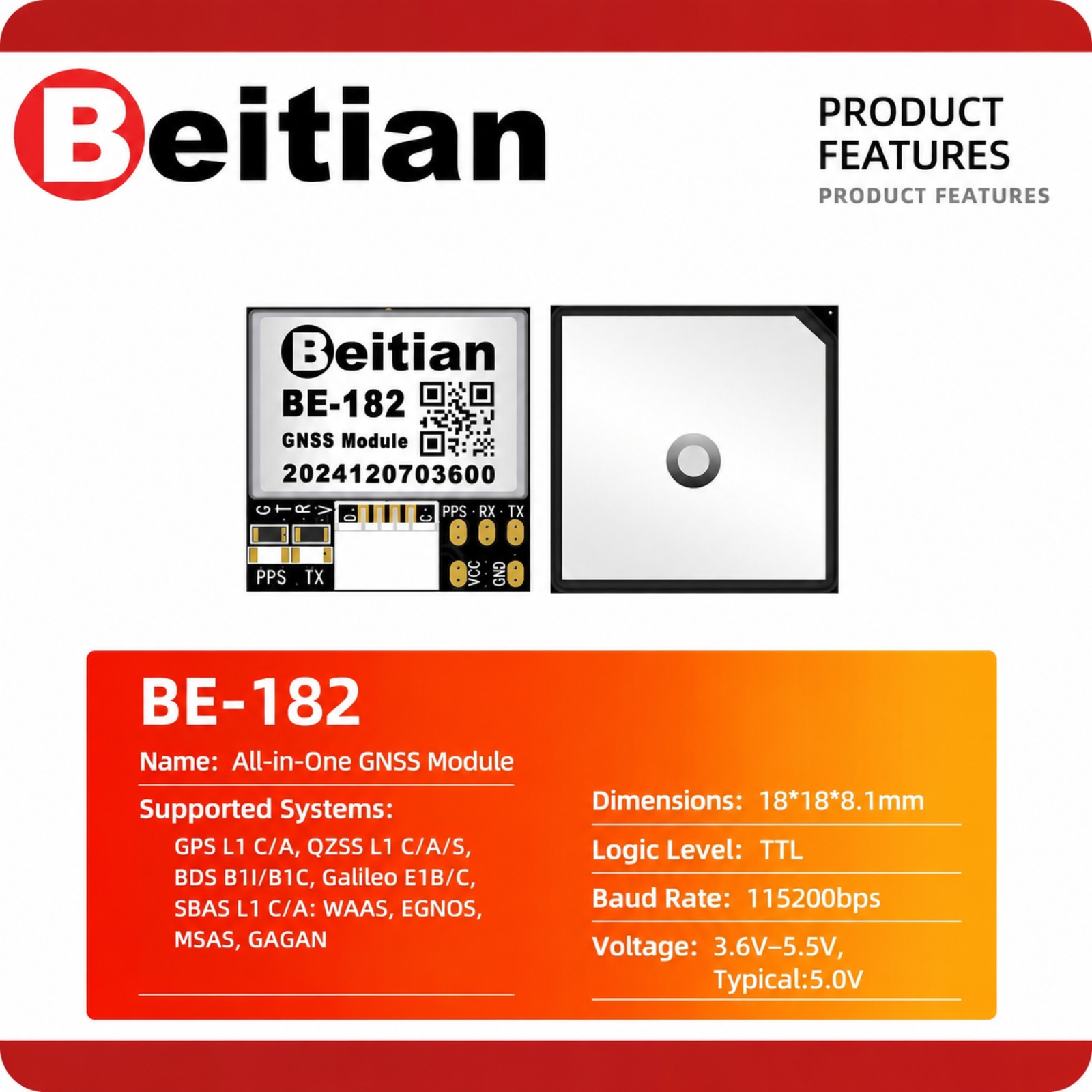 Beitian M10 Triple Mode GNSS C - Drone Compass recensione e prezzo