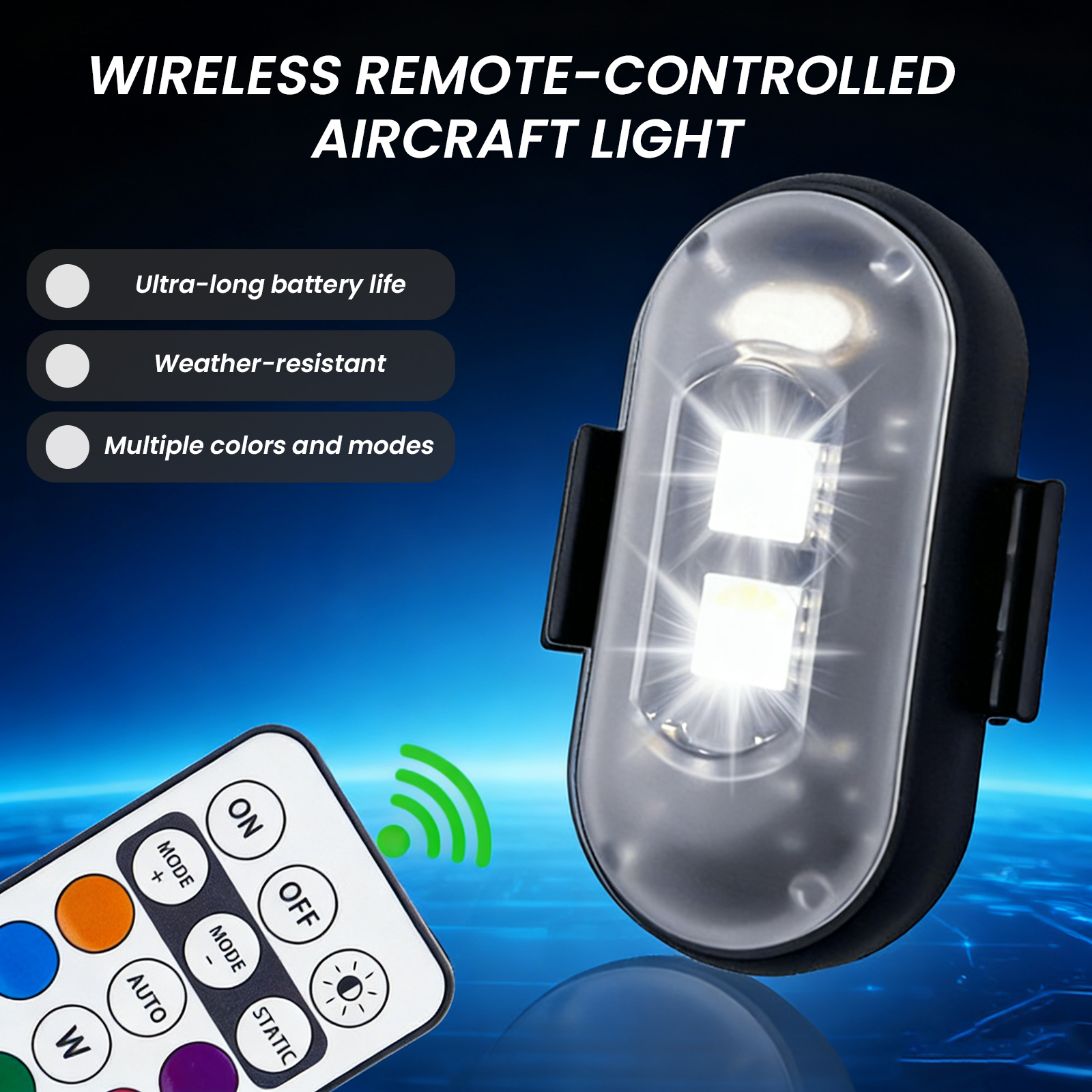 2/4/6PCS Wireless LED Strobe L - Drone Led Light recensione e prezzo
