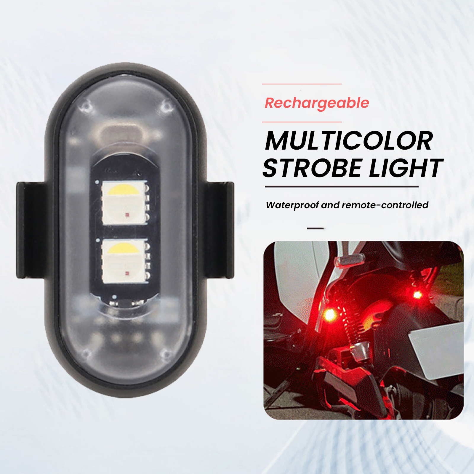 2/4/6PCS Wireless LED Strobe L - Drone Led Light recensione e prezzo