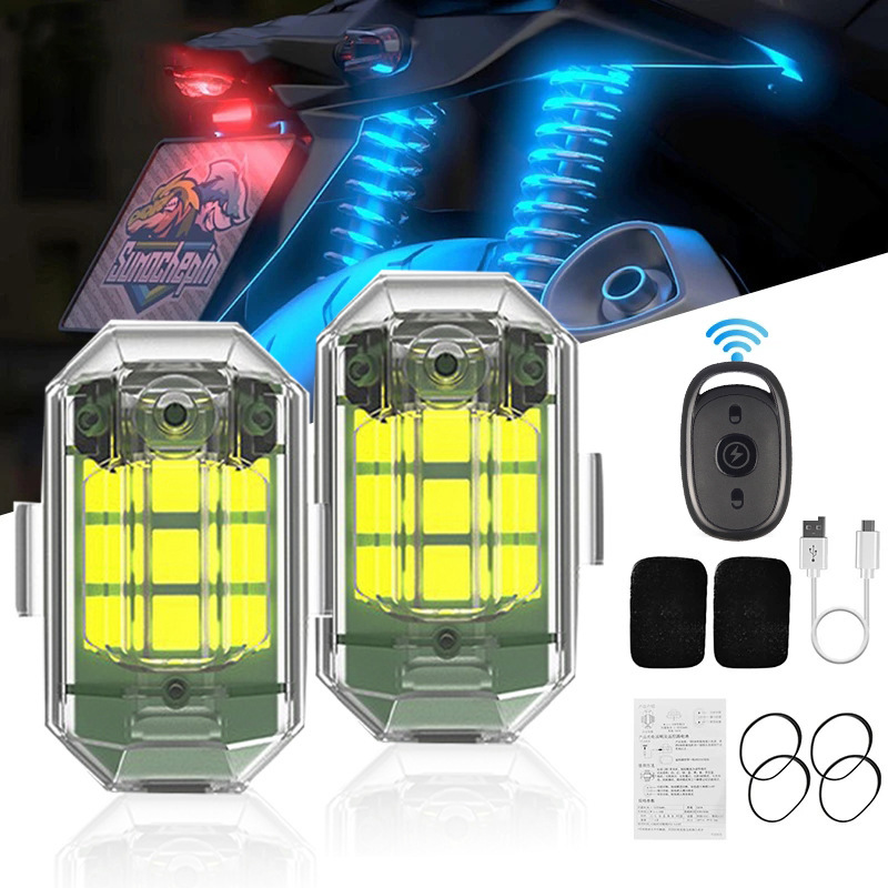1/2/4Pc Remote Motorcycle Ligh - Drone Led Light recensione e prezzo