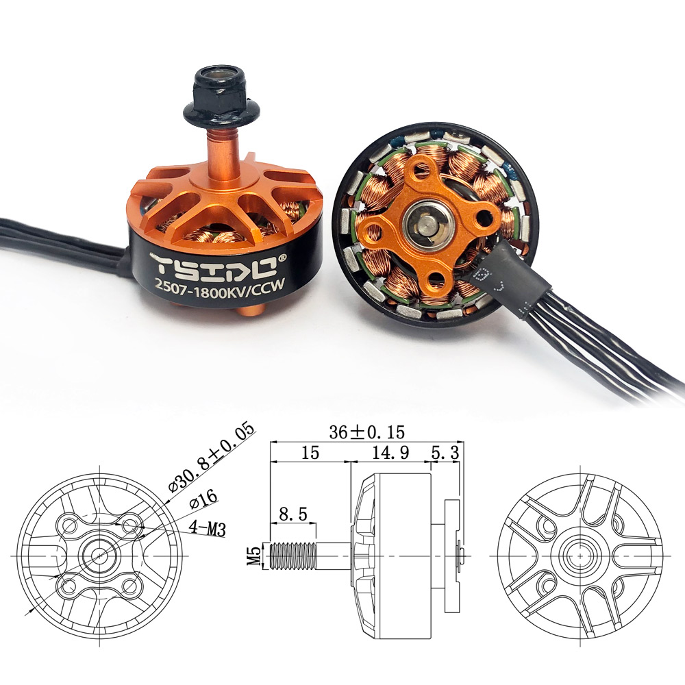 YSIDO 2507 1800KV 3-6S Brushle - Drone Power Distribution Board recensione e prezzo